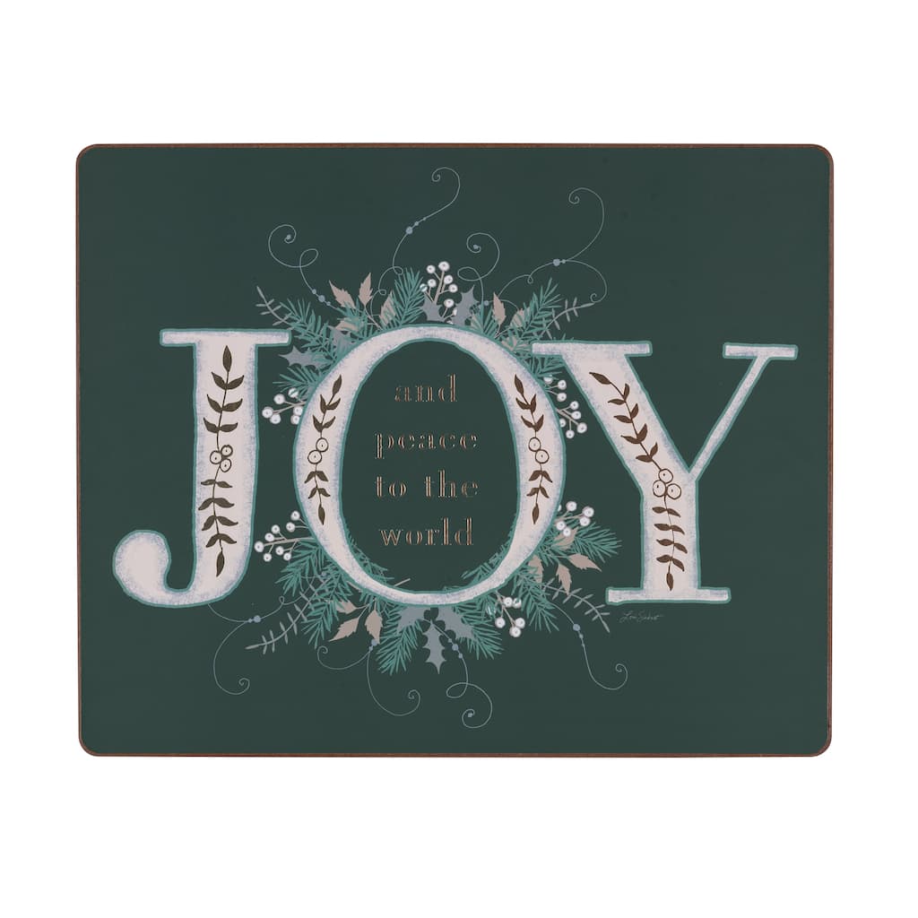 Joy Emerald Hardboard Placemat S6