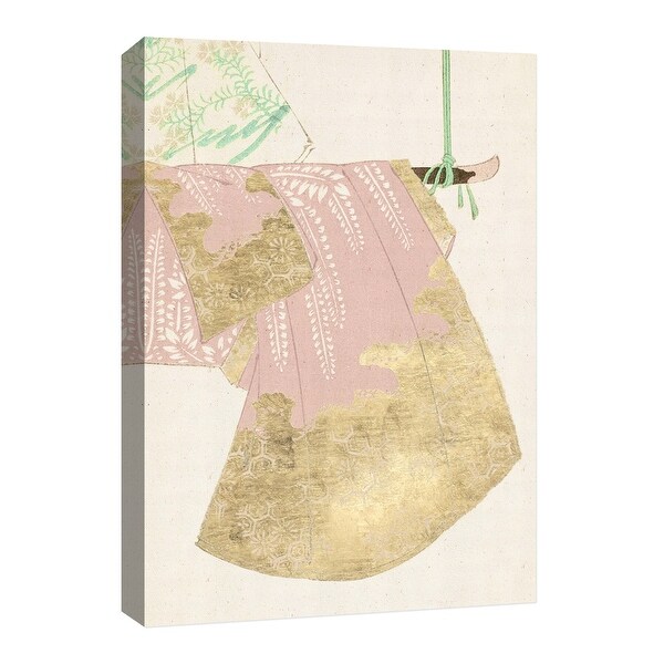 PTM Images 9-126684 PTM Canvas Collection 8" x 10" - "Gold Kimono II" Giclee Japanese Art Print on Canvas