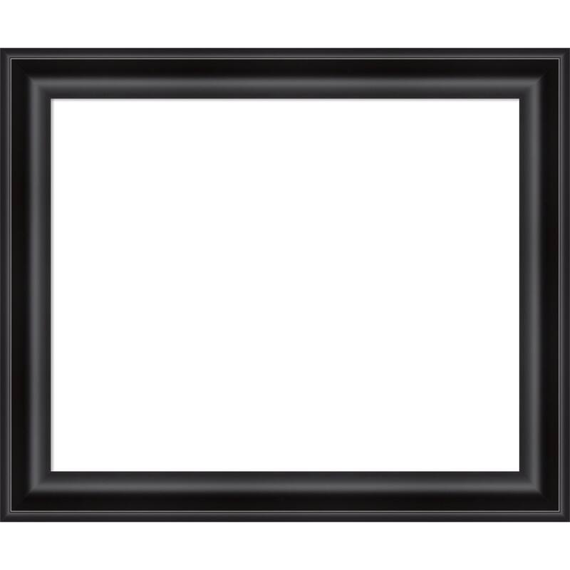 Amanti Art Grand Black Framed Dry Erase Magnetic Board