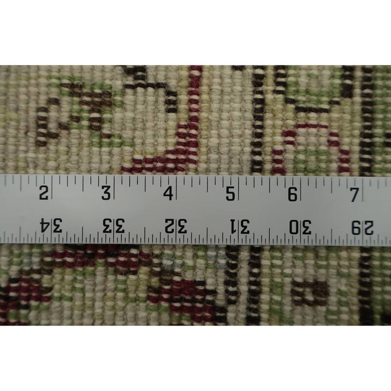 Hand Knotted Oriental 100% Wool Carpet Transitional Floral Brown Anatolian Area Rug - 9' 2'' X 5' 10''