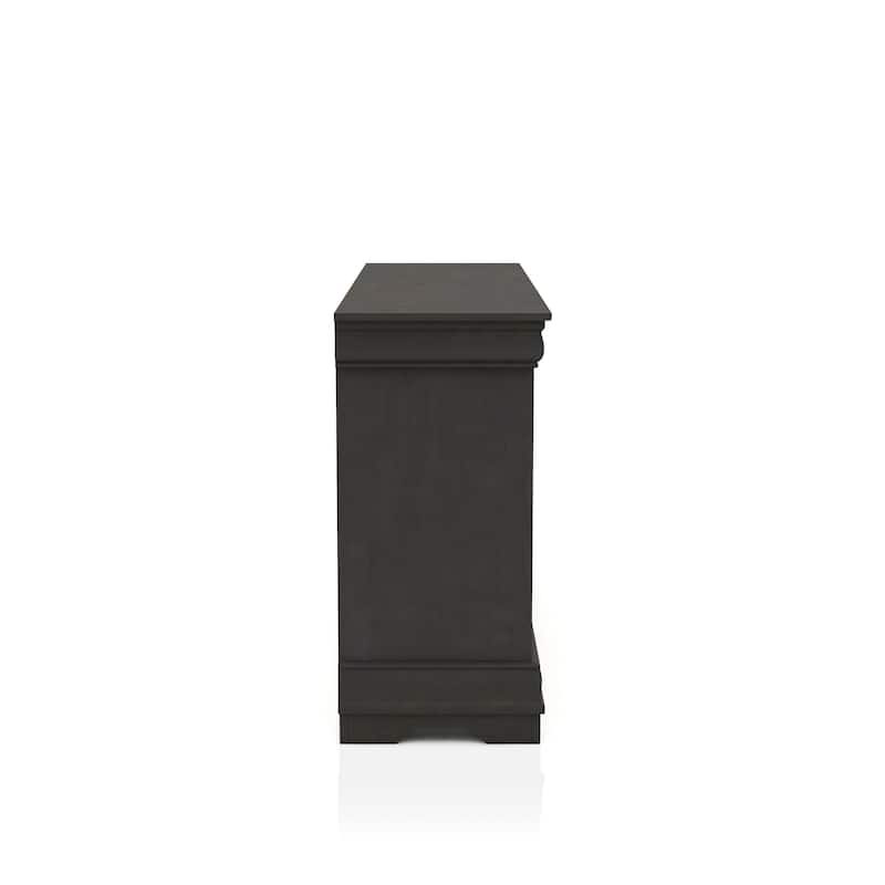 Lavina Transitional 2-piece 8-Drawer Solid Wood Dresser and Mirror Set by Furniture of America