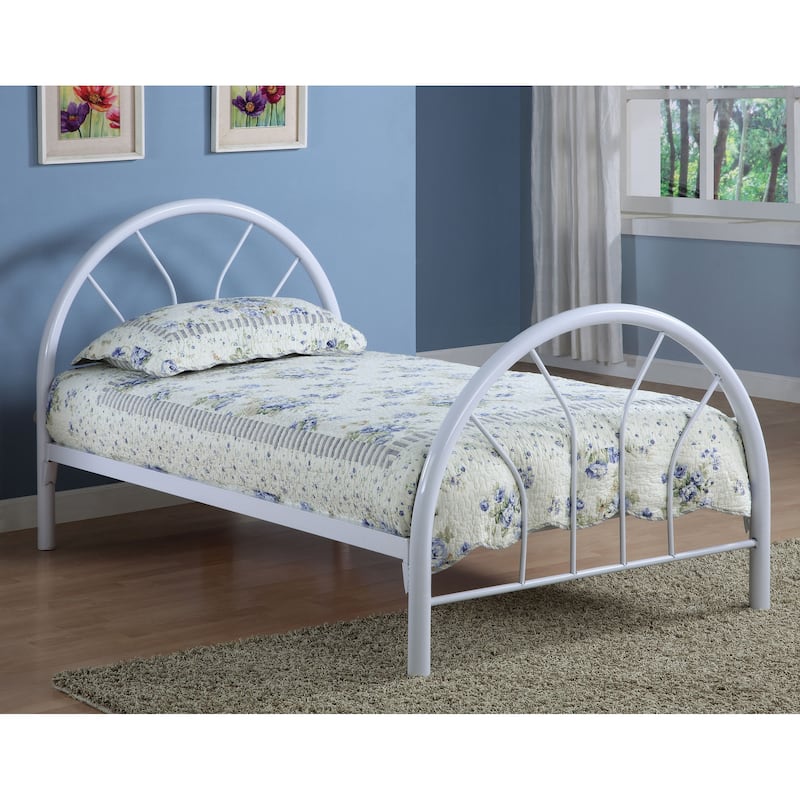 Marjorie Transitional Metal Frame Twin Bed
