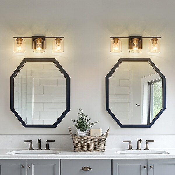 Farmhouse oil rubbed bronze vanity light top
