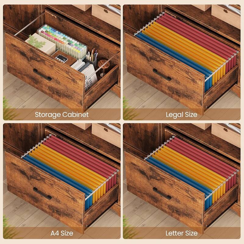 L Shaped Stand or Sit Computer Desk Adjustable Height Electric Desk Drawer Bookshelf