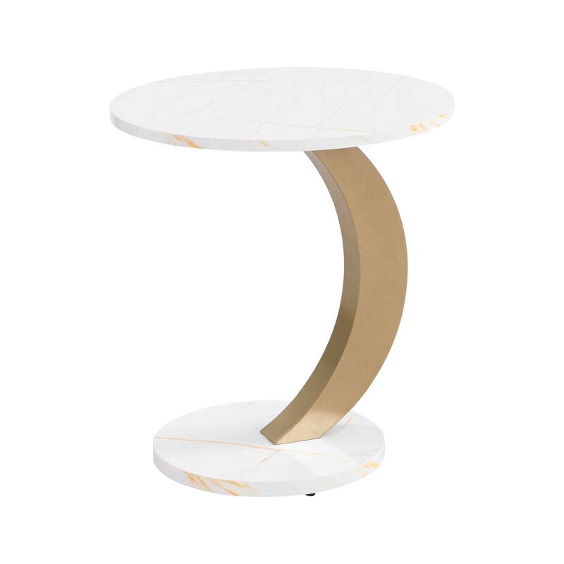 47.24'' W Nesting Coffee Table Set of 2 Living Room Round Coffee Table Set