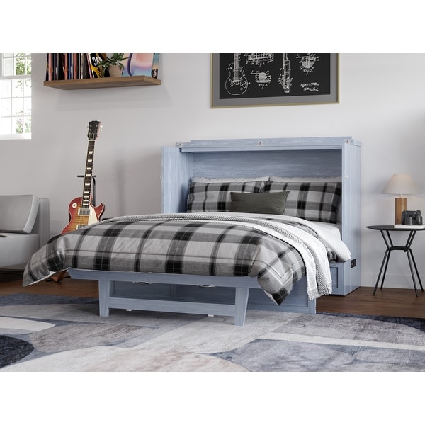 Breakwater bay mathews queen cheap storage murphy bed