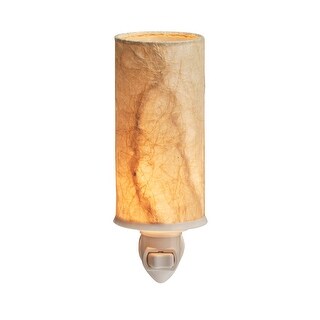 Paper Night Light Wave - Natural - 3 x 3 x 7 - 3 x 3 x 7