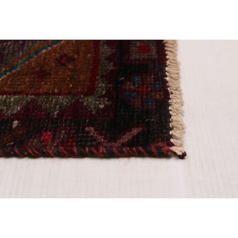 ECARPETGALLERY Hand-knotted Anatolian Vintage Red Wool Rug - 4'5 x 8'5