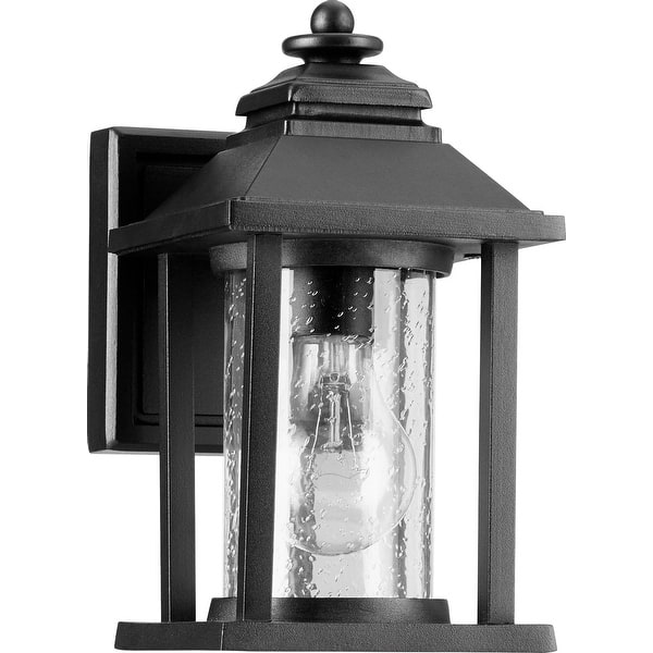 slide 2 of 3, Quorum International Crusoe Single Light 9-1/4" Tall Outdoor Wall Noir
