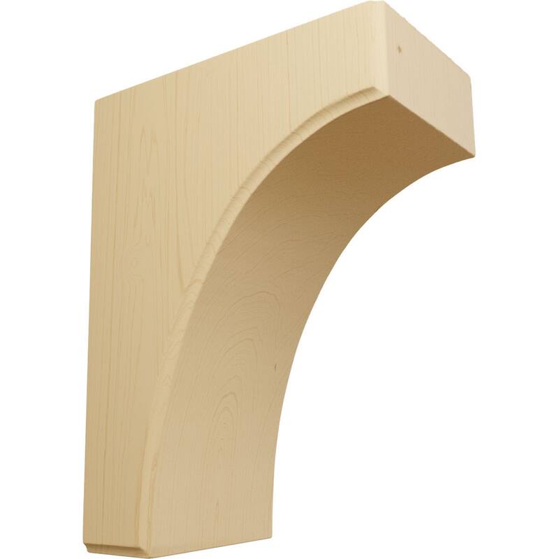 Clarksville Bracket - 3 1/2"W x 6"D x 8"H - Alder