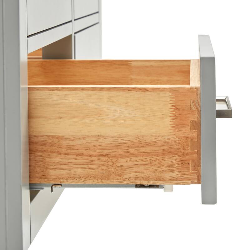 Ariel W060DCQOVO Hutton 60" Wall Mounted Double Basin Vanity Set with