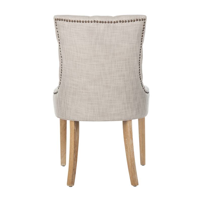 SAFAVIEH Dining Abby Viscose Blend Dining Chairs (Set of 2) - 22"x23.8"x36.4"