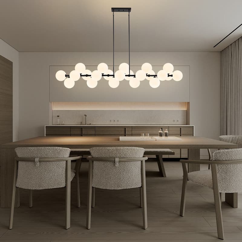Large Kitchen Island Chandelier Modern Chandeliers for Dining Room Sputnik Chandeliers - 22-Light