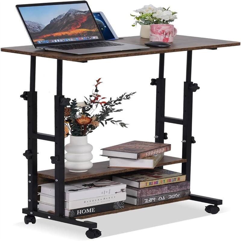 Small Standing Desk Adjustable Height - Modern Rustic