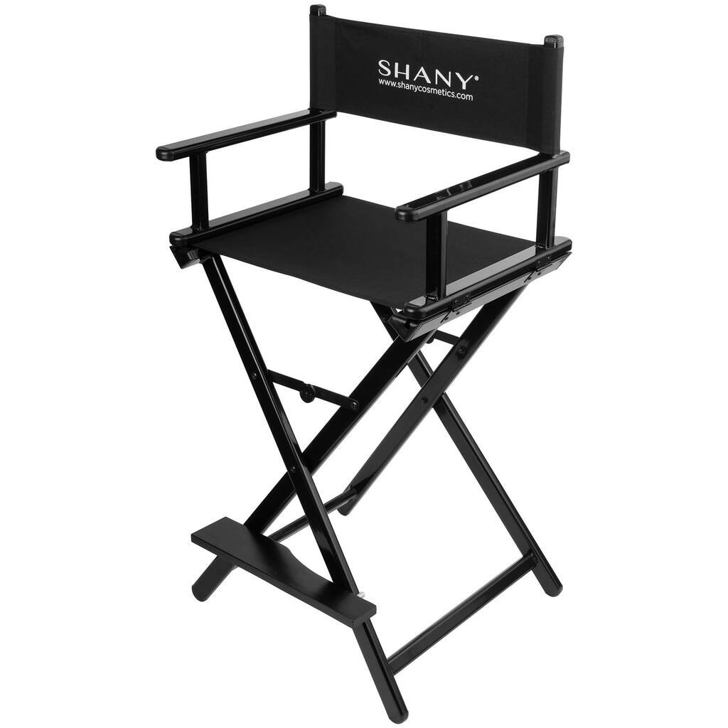 SHANY Studio Director Chair - Makeup Artists Chair - Black