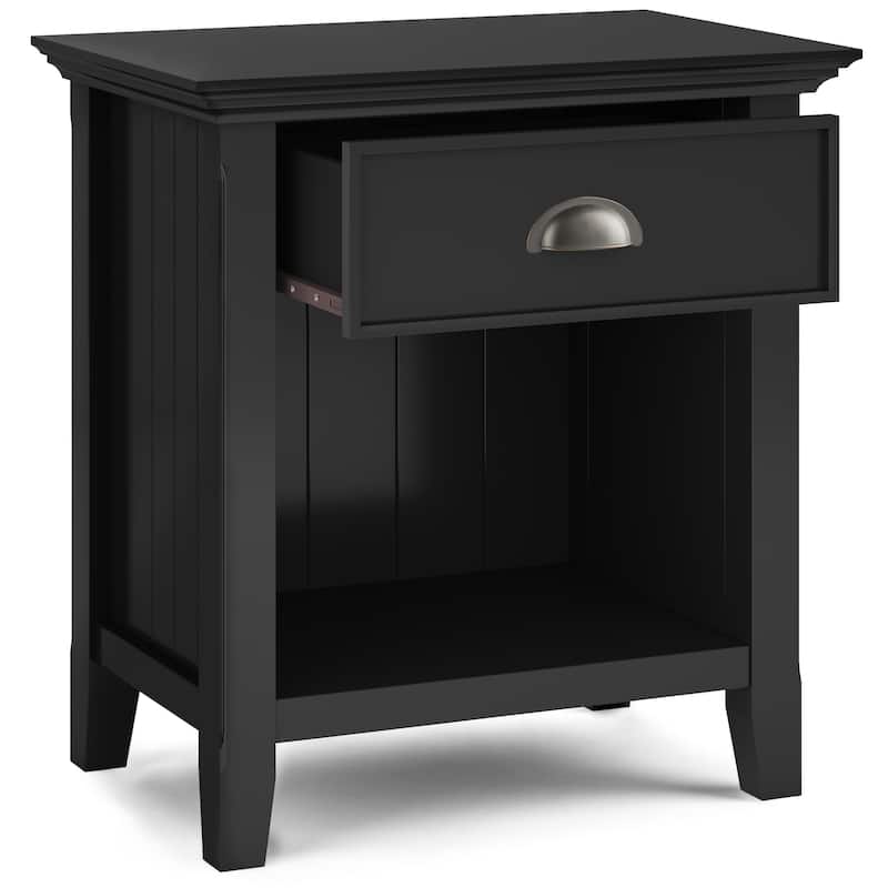 WYNDENHALL Normandy SOLID WOOD 24 inch Wide Bedside Nightstand Table