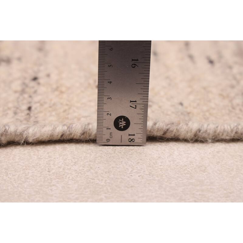 ECARPETGALLERY Hand-knotted Looma Beige, Cream Wool Rug - 8'2 x 10'1