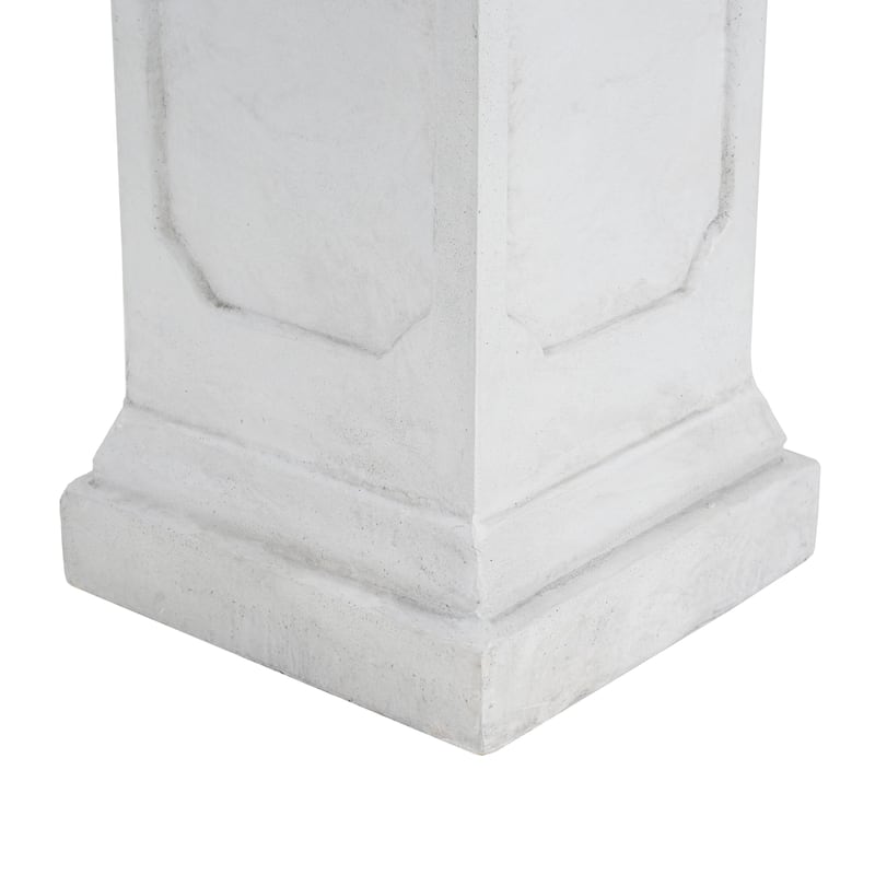 Christopher Knight Home - Thaloren Indoor Outdoor Handcrafted MGO Plant Stand Pedestal