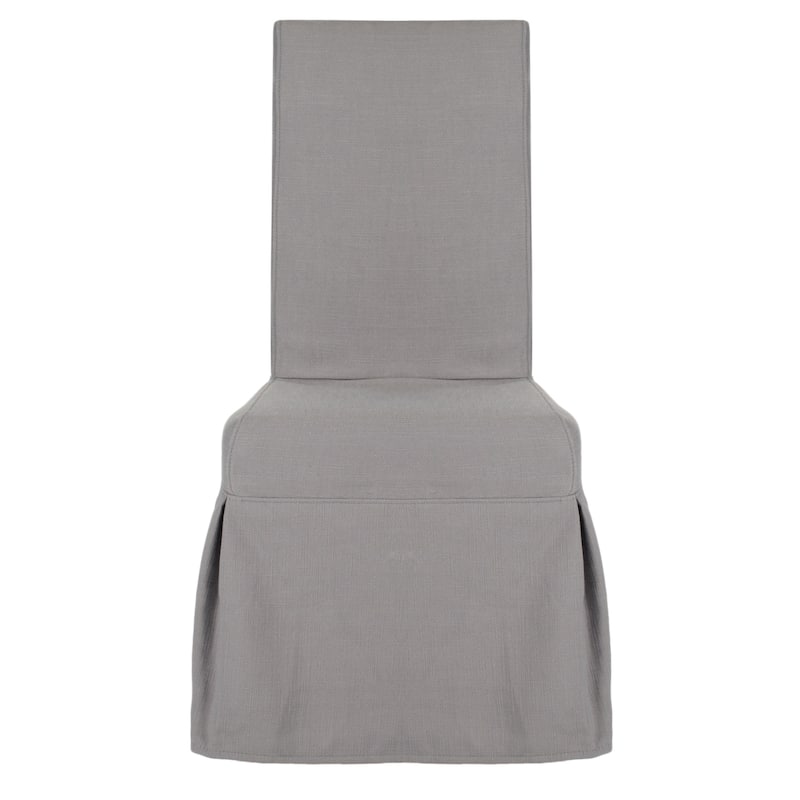 SAFAVIEH Tarah Parsons Taupe Slipcover Dining Chair (Set of 2) - 18.7" x 23.2" x 39.5" - 19Wx23Dx40H