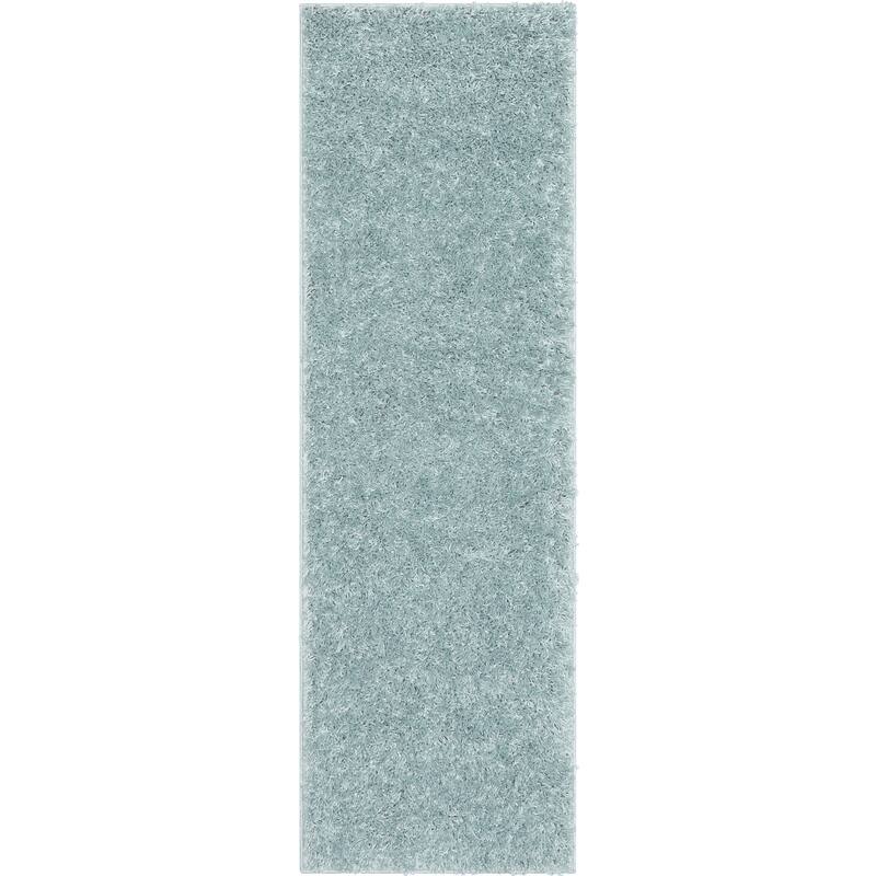 Well Woven Elle Basics Emerson Plain Shag Area Rug