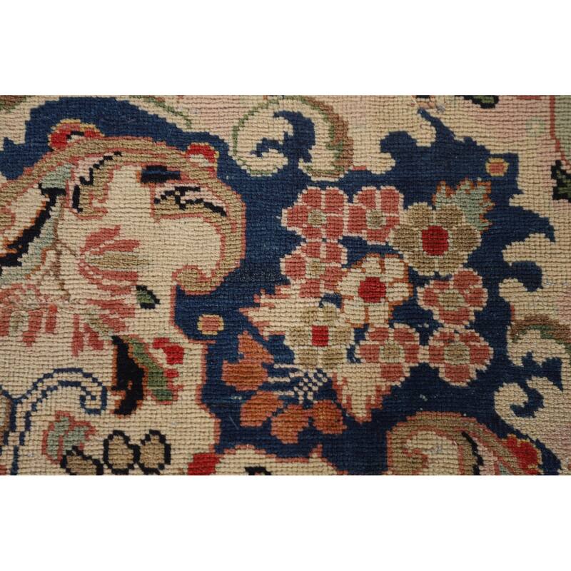Mahal Persian Vintage Area Rug Hand-Knotted Wool Carpet - 8'5"x 12'2"