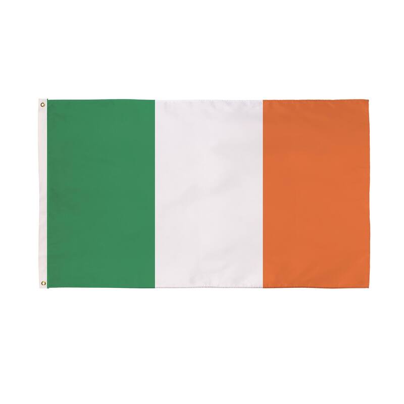 Ireland National Double Sided Estate Flag w/ 2 Grommets, 3'x5'
