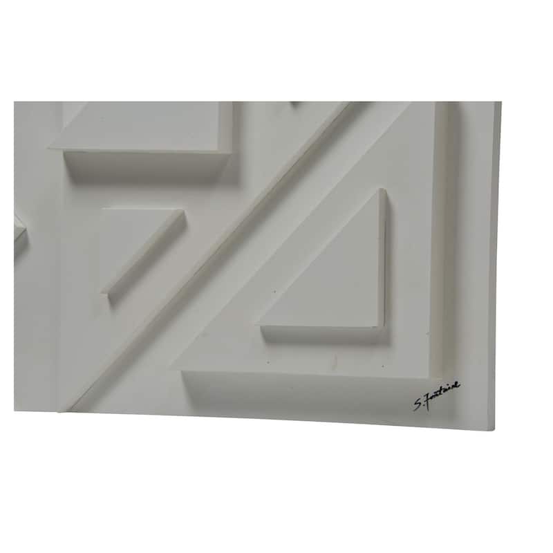 Renwil Vector Iii 24" Wide Wall Art, Off-white