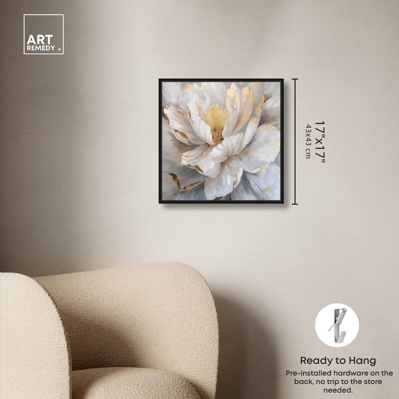 Golden Veins of Grace Canvas by Art Remedy
