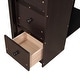 preview thumbnail 45 of 43, Twin Loft Bed with Desk, Shelves and 4 Drawers, Space-Saving Loft Bed with Stairs, Safety Rails, Guardrail and Pine Wood Frame