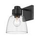 Option Matte Black with Clear Glass