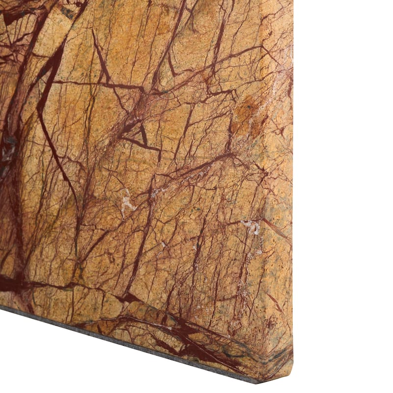 SAFAVIEH Couture Adriano 2 Leg Marble Accent Table - 18"W x 18"D x 22"H