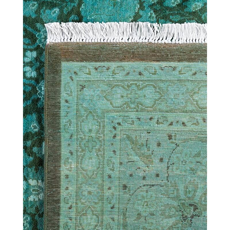 Fine Vibrance One-of-a-Kind Hand-Knotted Area Rug - Brown, 8' 2" x 10' 4" - 8' 2" x 10' 4"