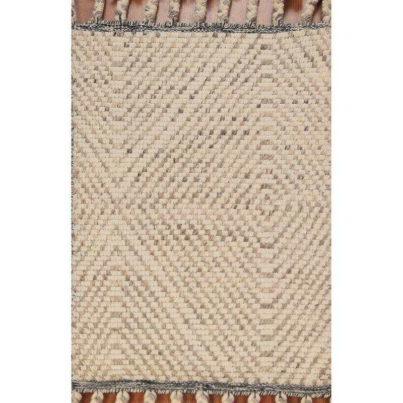 Moroccan Indian Rug Hand-Knotted Wool Carpet - 2'0"x 3'0"
