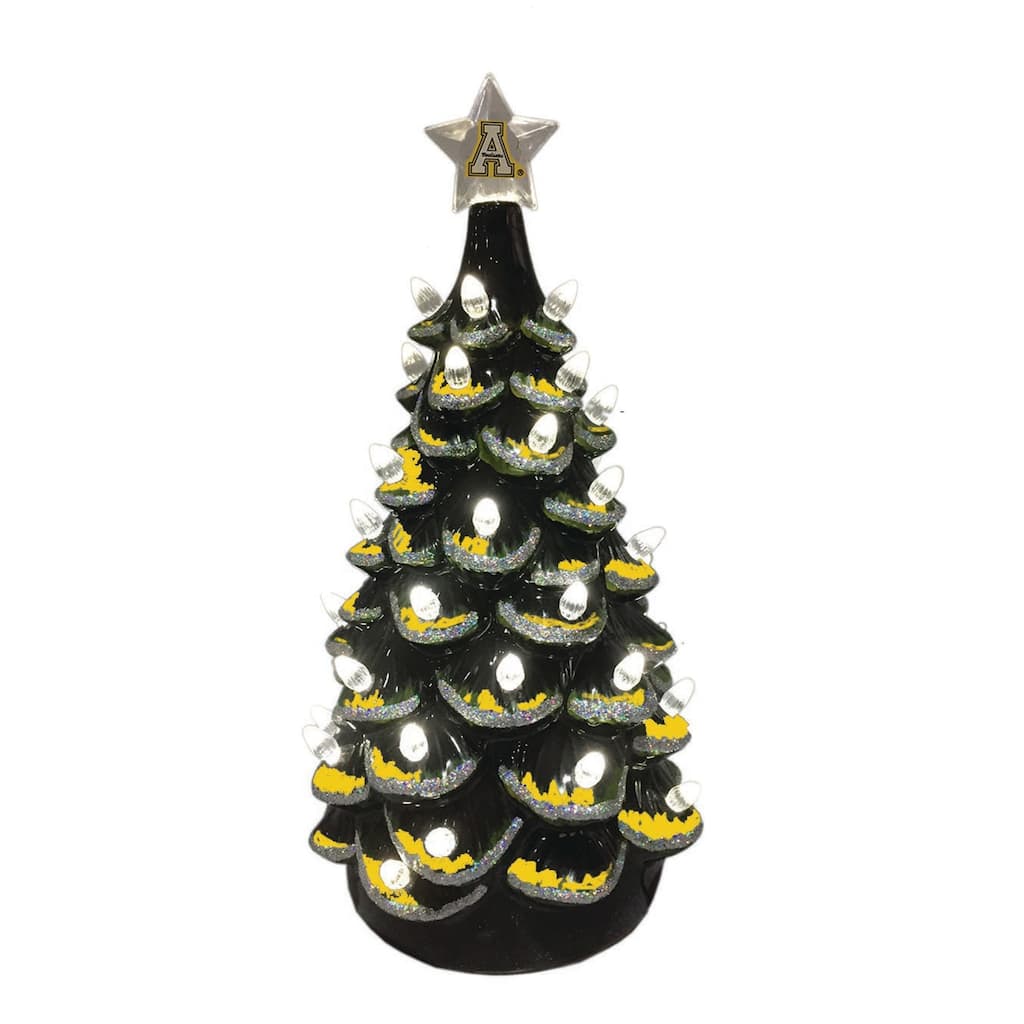 14 inch Appalchian State Ceramic Tree - black