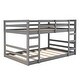 preview thumbnail 11 of 20, Functional And Aesthetic Design Full Over Full Bunk Bed with Ladder