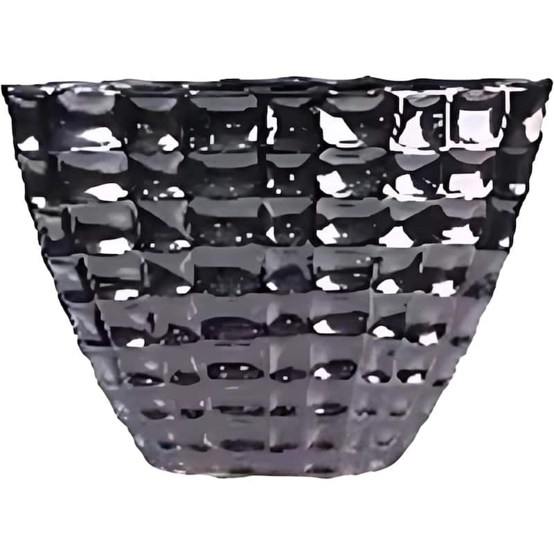 Aria Home Titanium Silver Ceramic Centerpiece Bowl Decor - Silver