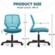 preview thumbnail 29 of 30, Yaheetech Adjustable Armless Office Chair Swivel Computer Study Chair