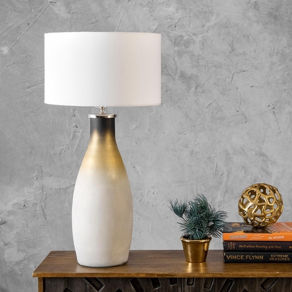 grey gold lamp