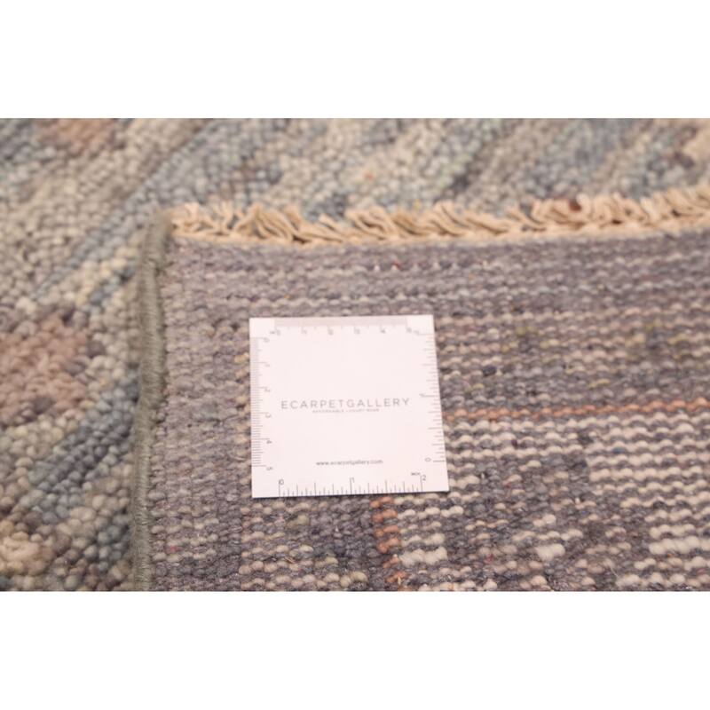 ECARPETGALLERY Hand-knotted Jules Serapi Light Denim Blue Wool Rug - 8'11 x 11'8