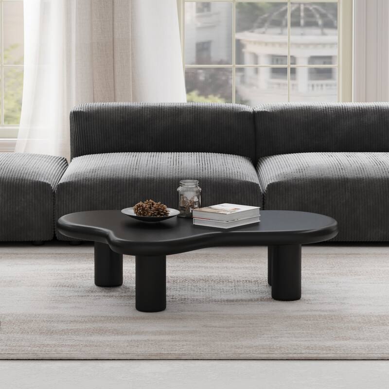 Exquisite Cloud-Shaped Modern Creative Coffee Table with Four Leg