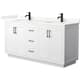 Option White / Giotto Quartz Top / Matte Black Hardware