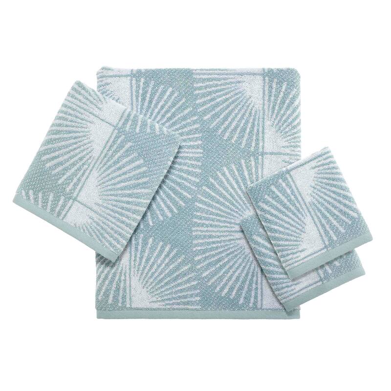 Nicole Miller Kendall Oasis 4-Piece Towel Set - Towel 4pc Set - B/H/2pk Wash