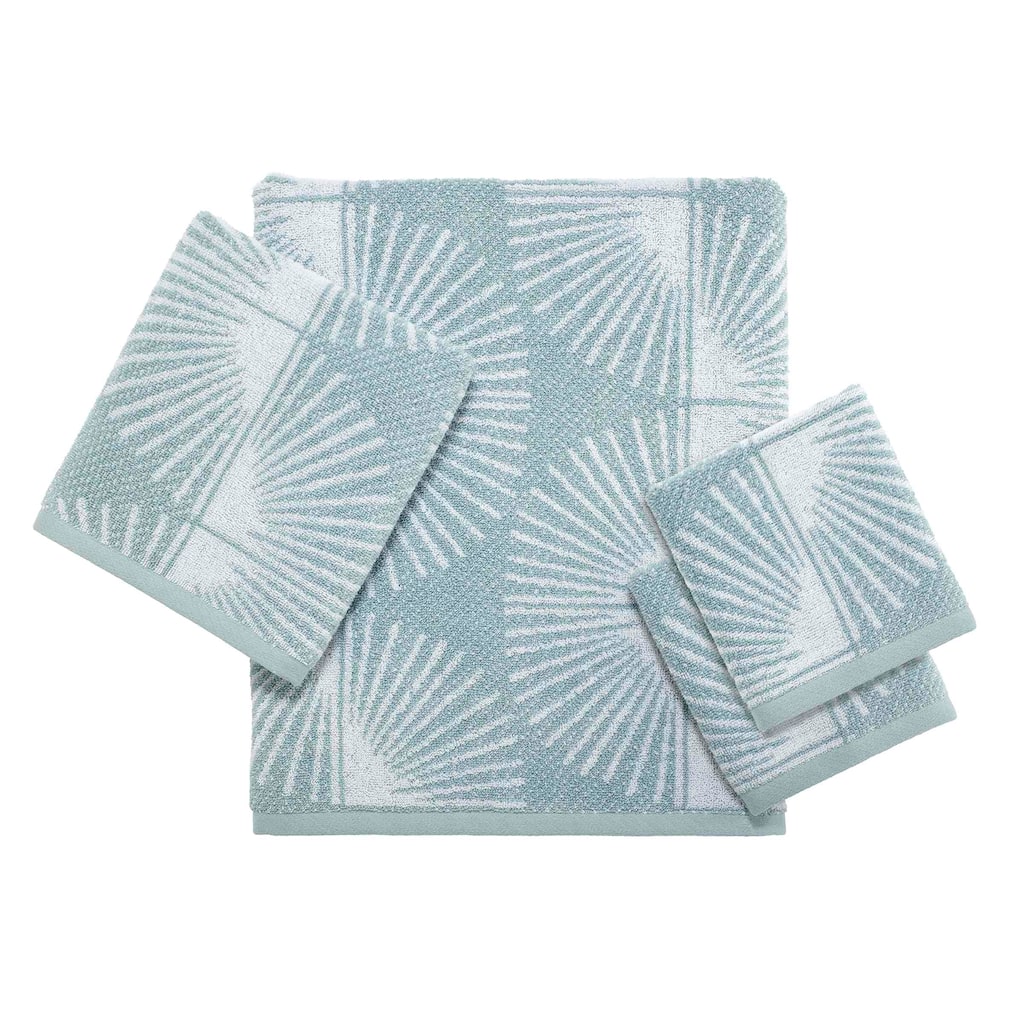 Nicole Miller Kendall Oasis 4-Piece Towel Set - Towel 4pc Set - B/H/2pk Wash