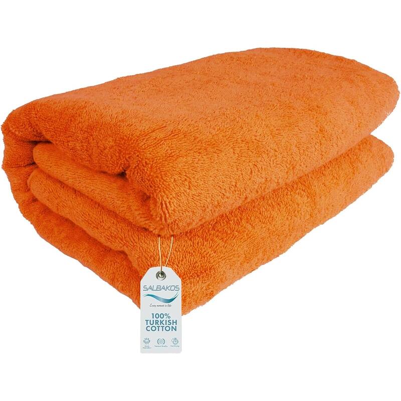 Classic Turkish Towels - Cambridge 100% Turkish Cotton Jumbo SPA Bath Sheet, Quick Dry