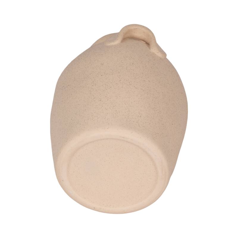 Sagebrook Home Ceramic Vase with Handles - Elegant Accent for Timeless Decor