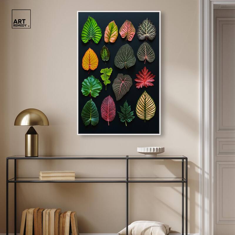 Leaf Lexicon Canvas by Art Remedy