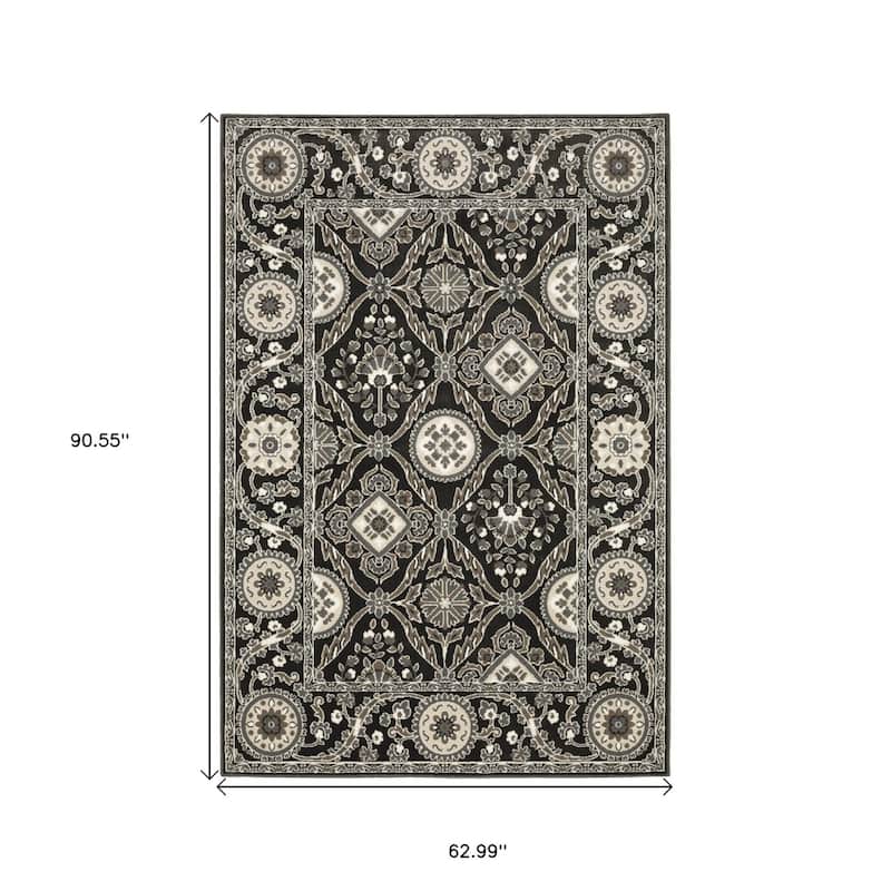HomeRootsOriental Traditional Rectangle Area Rug
