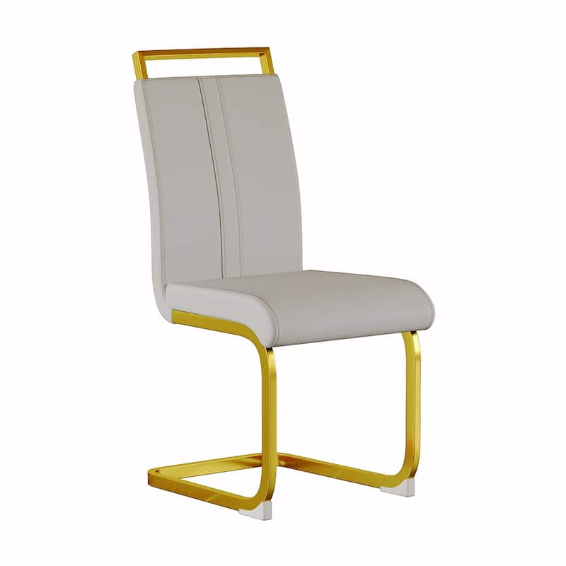 2PCS PU Dining Side Chair