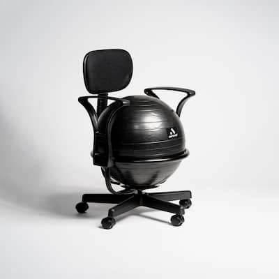 Aeromat Deluxe Ball Chair - Black - 22"x22"x32"