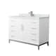 Option White / Brushed Nickel Hardware